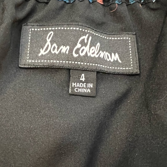 Sam Edelman Off the Shoulder Long Sleeve Floral Mini Dress - Picture 5 of 8